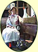 Mother Goose character photo by the Internet 
Public Library.