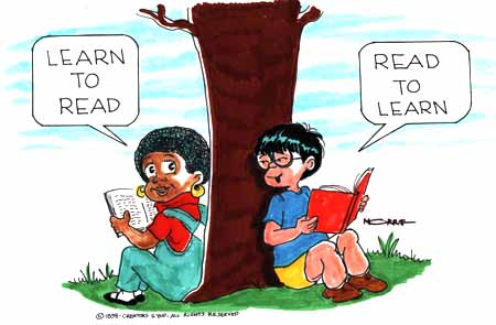 Learn to read... Read to learn Web graphic.